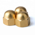 High Strength M8 Brass Dome Head Nut DIN1587